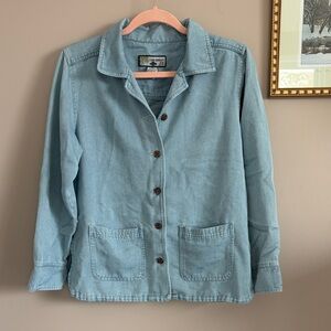Vintage Caribbean Joe Chambray Denim Top